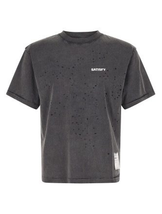 Футболка SATISFY T-shirt with openwork details