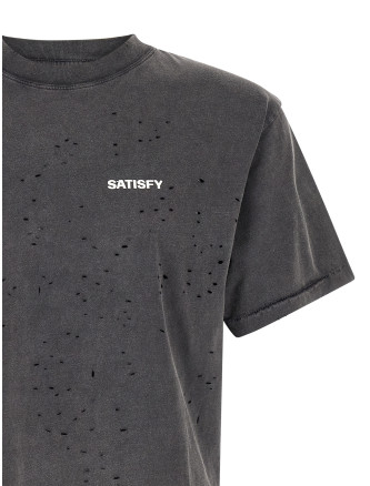 Футболка SATISFY T-shirt with openwork details (1100600A0200A02) #