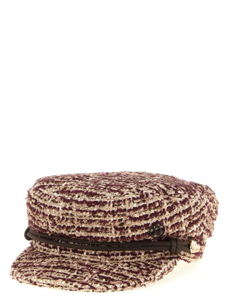 Головной убор MAISON MICHEL 'New Abby' (2213102001BURGUNDY) #