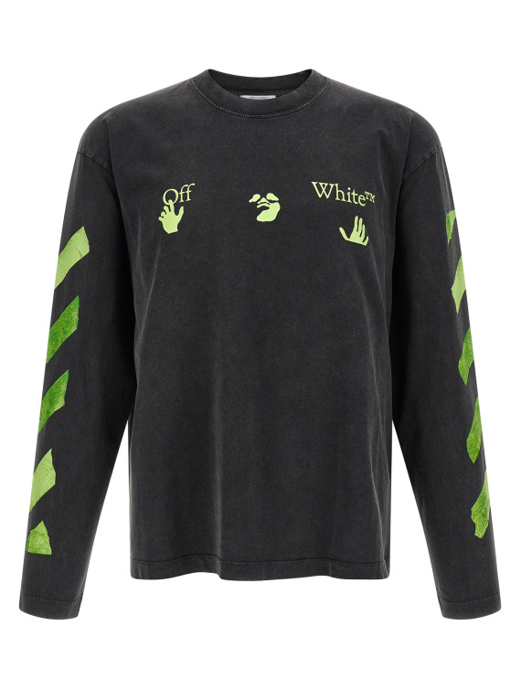Футболка OFF-WHITE 'Bacco Arrow Skate' (OMAB09CF26JER00800001001) #1
