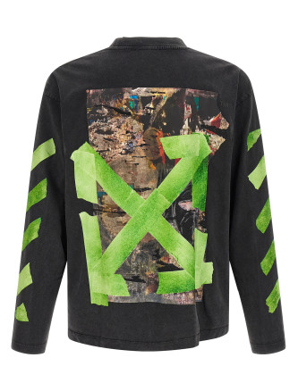 Футболка OFF-WHITE 'Bacco Arrow Skate' (OMAB09CF26JER00800001001) #