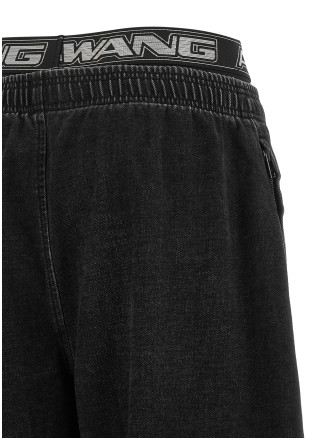 Джинсы ALEXANDER WANG Denim pants with elastic (UDC4264302011) #
