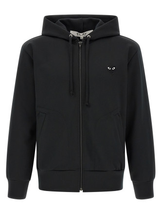 Свитер COMME DES GARÇONS PLAY Heart patch hoodie