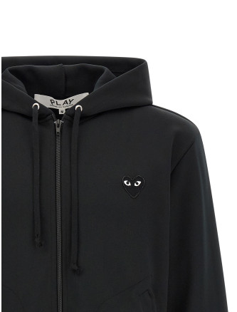 Свитер COMME DES GARÇONS PLAY Heart patch hoodie (AXT2540511) #