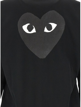 Свитер COMME DES GARÇONS PLAY Heart patch hoodie (AXT2540511) #