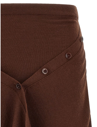 Юбка миди LEMAIRE Button asymmetrical skirt (SK1082LK1063RE401) #