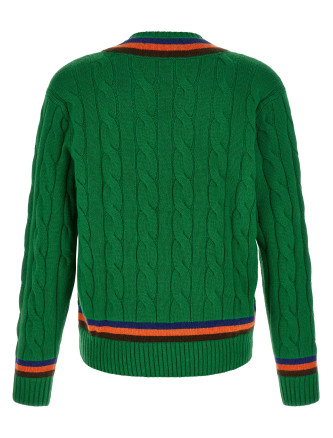 Свитер POLO RALPH LAUREN V-knit with cable pattern (710B28814001) #