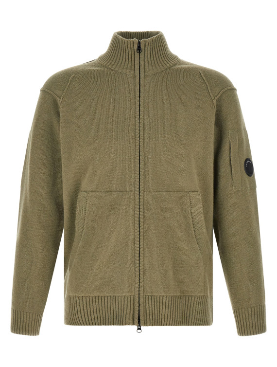 'Lambswool GRS' cardigan with Lens detail (21CMKN708A110149A356) #1