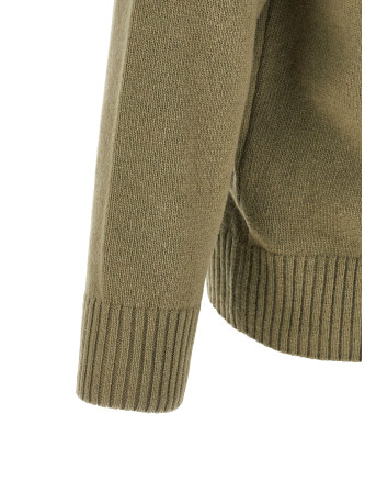 'Lambswool GRS' cardigan with Lens detail (21CMKN708A110149A356) #