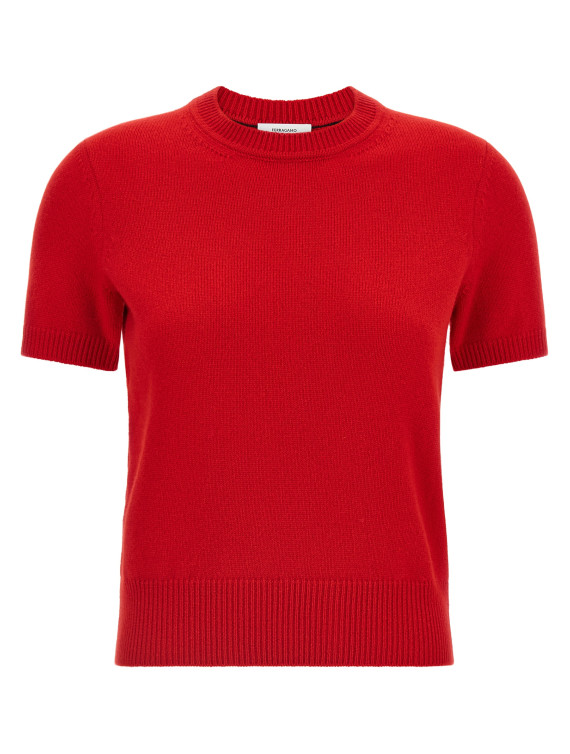 Футболка FERRAGAMO 'Gancini' (796171NEWRED) #1