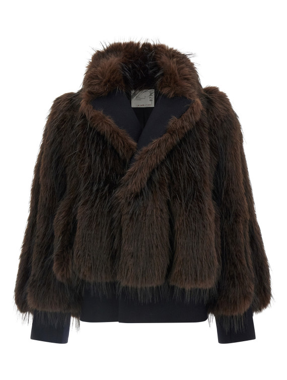 Шуба SACAI Jacket with fur inserts (2608790214) #1