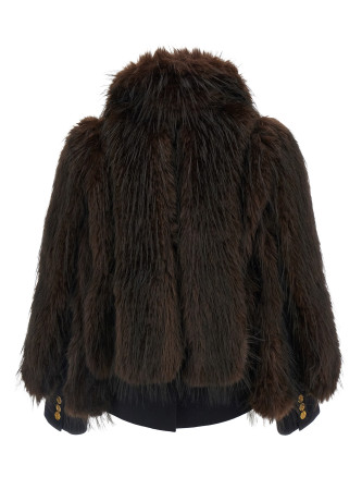 Шуба SACAI Jacket with fur inserts (2608790214) #