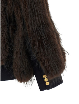 Шуба SACAI Jacket with fur inserts (2608790214) #