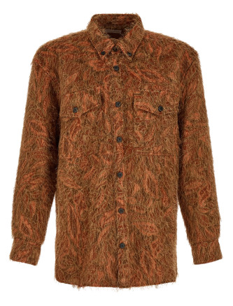 Shaggy fringed shirt