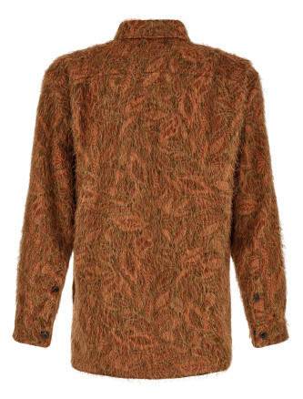 Рубашка DRIES VAN NOTEN Shaggy fringed shirt (2620207094077701) #