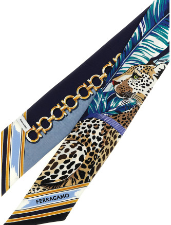 Шарф FERRAGAMO 'Felini' (795098BLUE) #