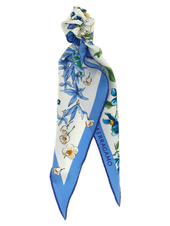 Шарф FERRAGAMO 'Primavera' (795607AZZURRO) #1