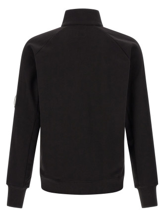 'Diagonal Raised Fleece ' sweatshirt and Lens detail (21CMSS033A005086W999) #