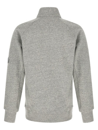 'Diagonal Raised Fleece ' sweatshirt and Lens detail (21CMSS033A005086WM94) #
