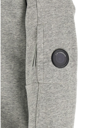 'Diagonal Raised Fleece ' sweatshirt and Lens detail (21CMSS033A005086WM94) #