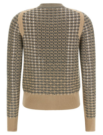 Кардиган ERMANNO SCERVINO Check cardigan with crystals (D495N320CTEJYD4919) #