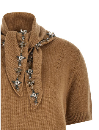 Свитер PRADA Jewel scarf sweater (P24D3GSOOO17E2F0040) #