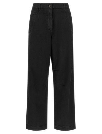 Брюки DRIES VAN NOTEN Loose cotton trousers