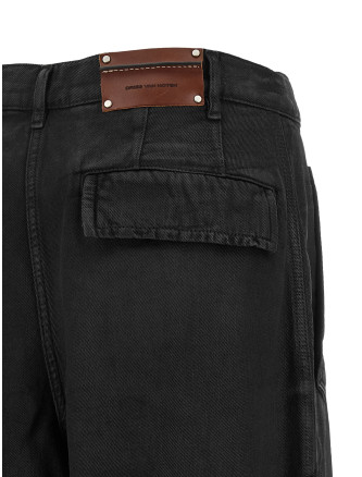 Шалбар DRIES VAN NOTEN Loose cotton trousers (2621309094405900) #