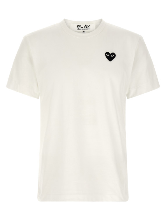Футболка COMME DES GARÇONS PLAY T-Shirt with heart patch (AXT3530511) #1