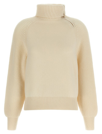 Свитер AGNONA High neck sweater with zip