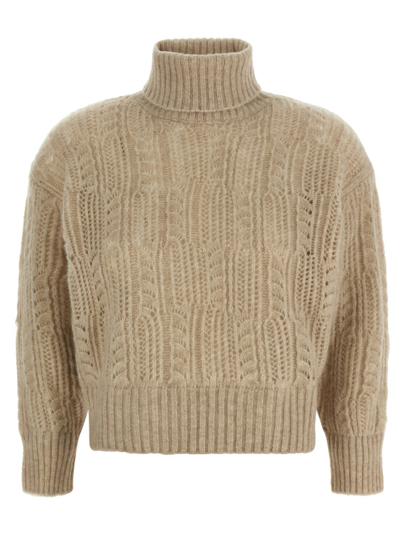 Свитер AGNONA Openwork turtleneck sweater (K2120768F080QN12) #1