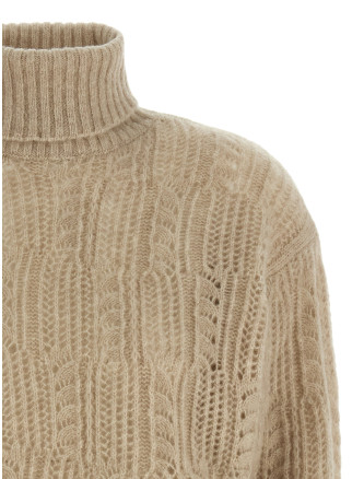 Свитер AGNONA Openwork turtleneck sweater (K2120768F080QN12) #