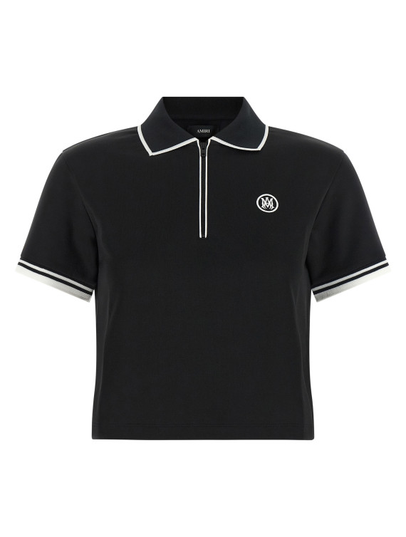 Футболка AMIRI Zipped polo shirt (AWTOJR1083001) #1