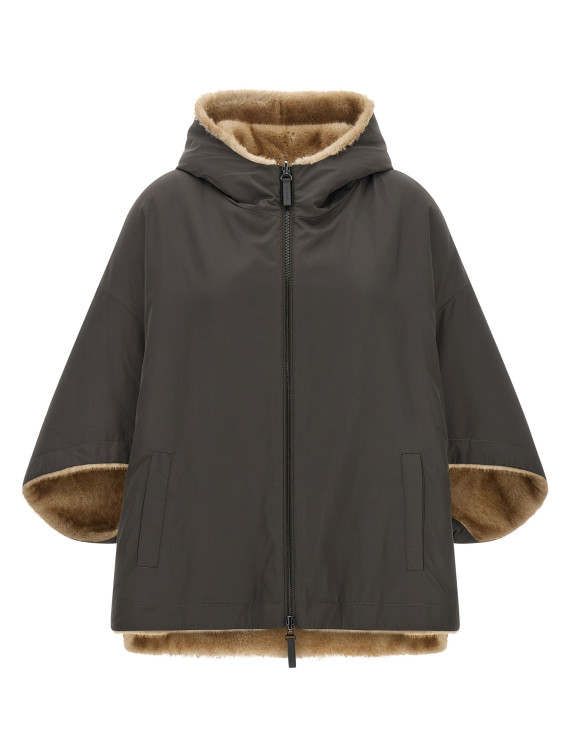 Жамылғы LOU ANDREA Reversible cape with hood (NZ25745PALAMINOMK) #1