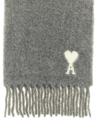 Аксессуар AMI PARIS ADC logo scarf and fringes (USF673AW0004095) #
