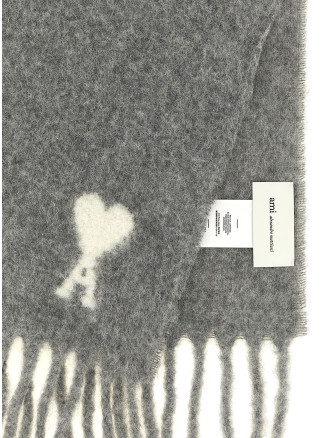 Аксессуар AMI PARIS ADC logo scarf and fringes (USF673AW0004095) #