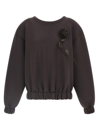 Свитшот GIUSEPPE DI MORABITO Removable Flower application sweatshirt