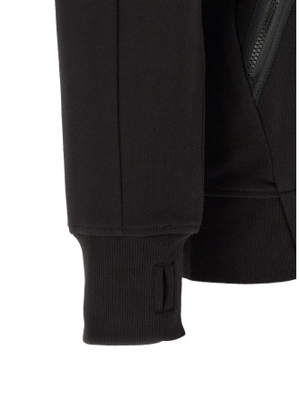 'Diagonal Raised Fleece' sweatshirt with Lens detail (RCCMSS716M005086W999) #
