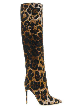 Сапоги DOLCE & GABBANA Leo Jacquard Boots