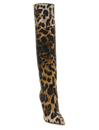 Сапоги DOLCE & GABBANA Leo Jacquard Boots (CU0834AJ549HY13M) #