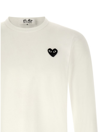 Футболка COMME DES GARÇONS PLAY Heart patch t-shirt (AXT1200512) #