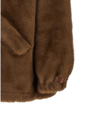 Верхняя одежда LOU ANDREA Eco-fur hooded jacket (2670LCOFFEE) #