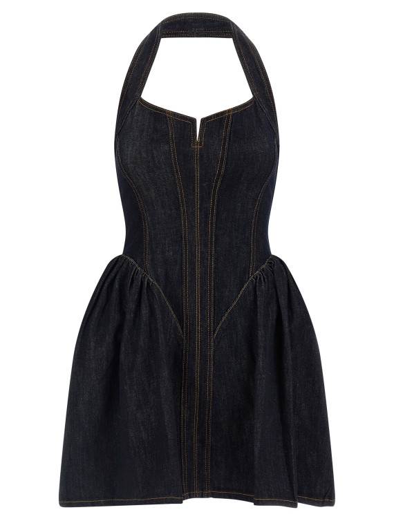 Платье SELF PORTRAIT Denim dress (AW26815SBLBLUEINDIGO) #1