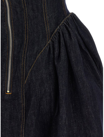 Платье SELF PORTRAIT Denim dress (AW26815SBLBLUEINDIGO) #