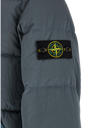 Пуховик STONE ISLAND Crumpled effect down jacket (L2S154100019S0019V0049) #