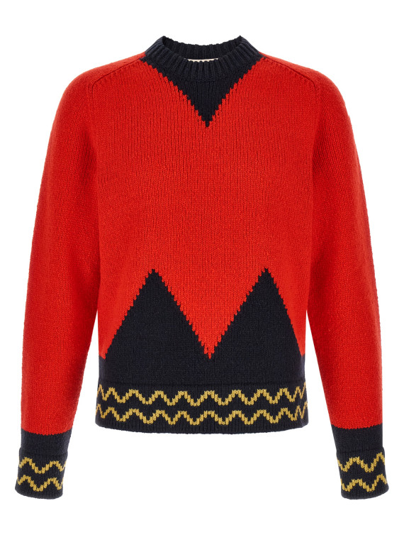 Свитер MARNI Geometric intarsia sweater (GCMG0501Q0UFH100INR66) #1