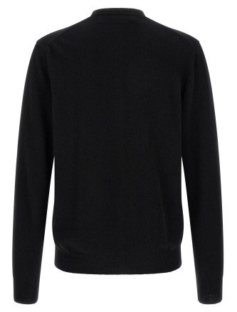 Кардиган COMME DES GARÇONS PLAY Wool cardigan with heart patch (AXN0610511) #