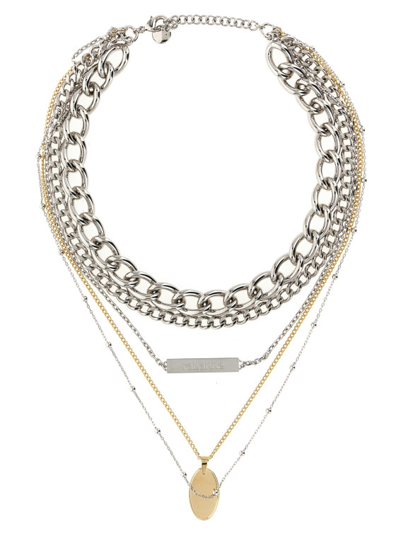 Ожерелье PACO RABANNE ' Collier 5 Rangs' (26HBB0553MET983M042) #1