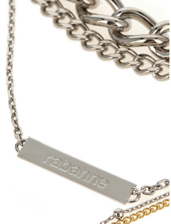 Ожерелье PACO RABANNE ' Collier 5 Rangs' (26HBB0553MET983M042) #