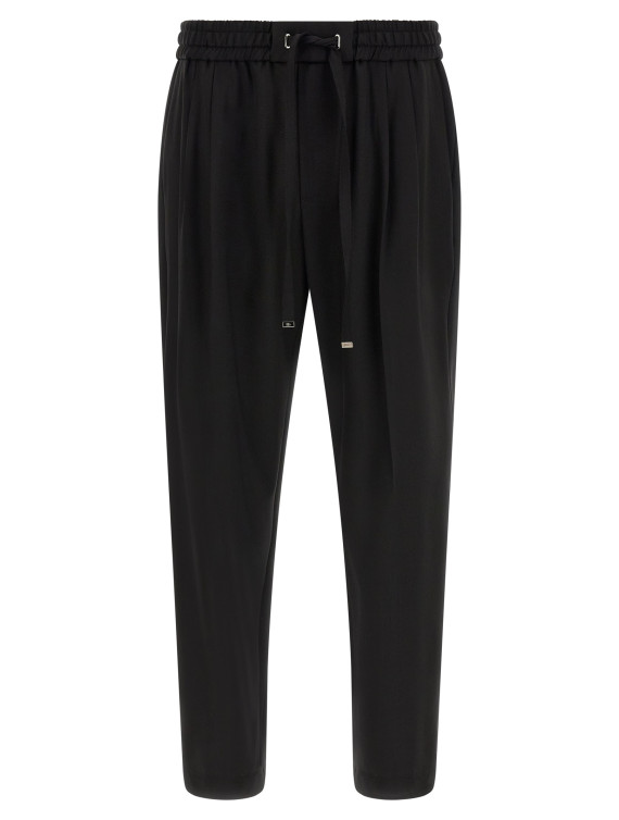Брюки DOLCE & GABBANA Wool gabardine joggers (GP26FZFUBG4N0000) #1